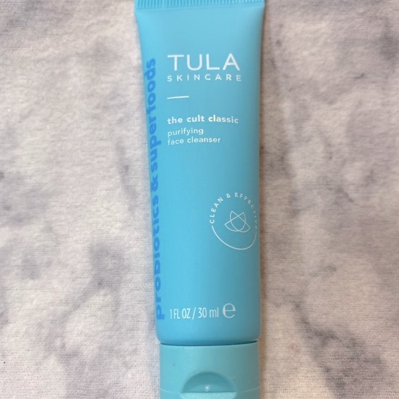 Tula Skincare Gift Set 3pc, Purifying Cleanser, Vitamin C Serum, Night Cream - Picture 3 of 9
